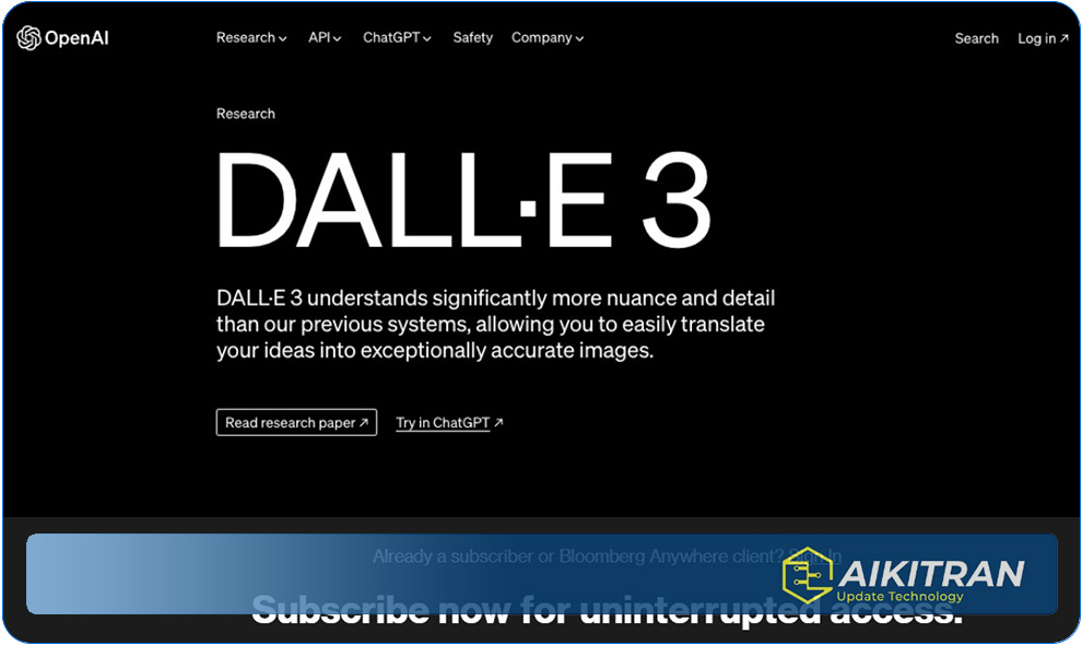 OpenAI's DALL-E 3 Image Generator